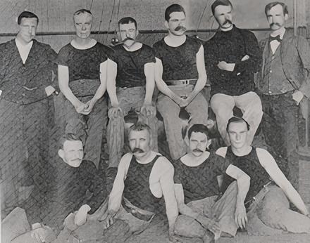 1895HolyokeYMCAteamWilliamMorganis1stlefton2row