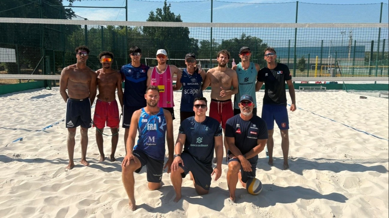 Brazil’s beach volleyball team welcomed to France’s newest International Centre of Excellence